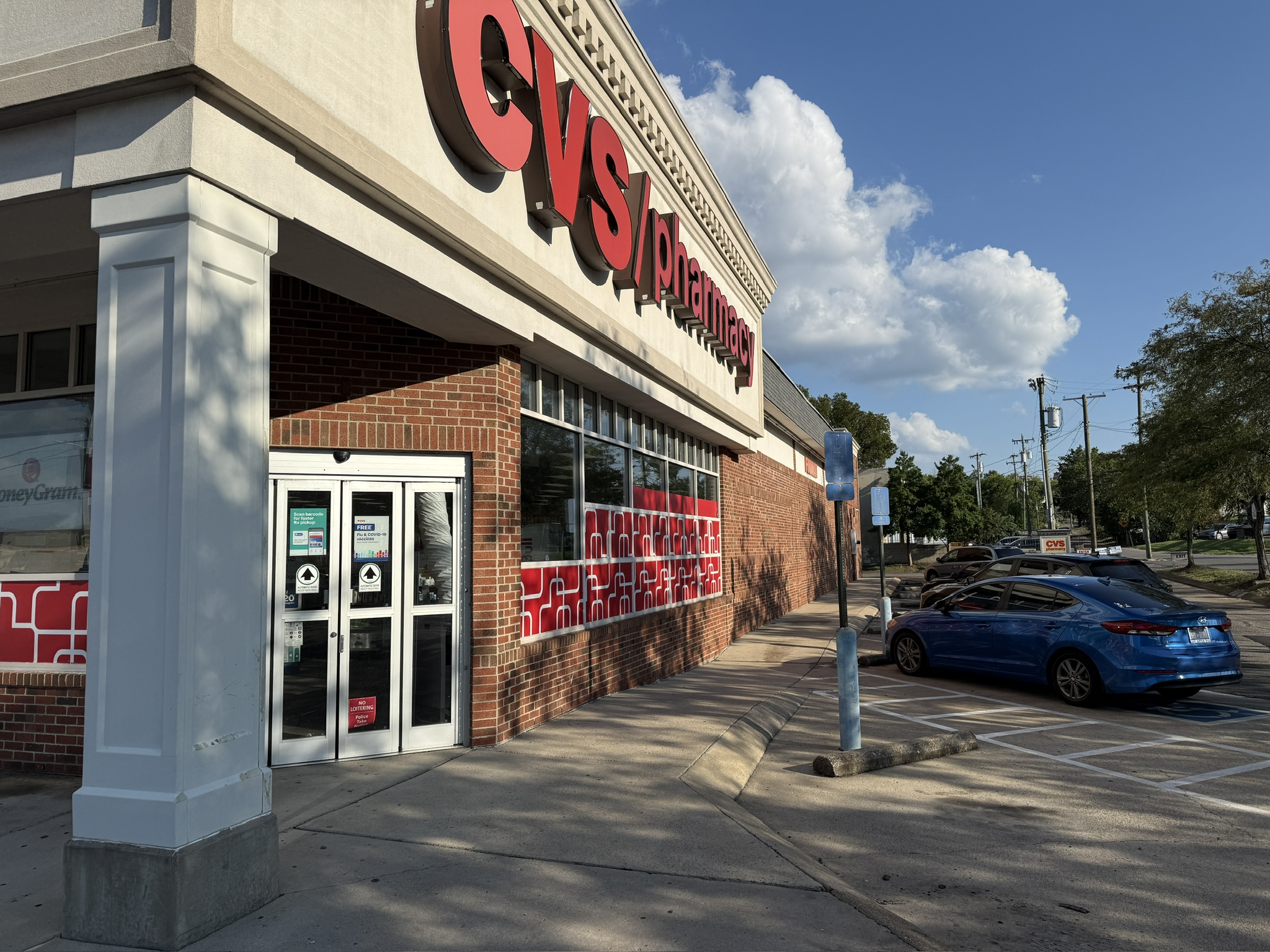 Before - Commercial building exterior washing Nashville TN before and after results